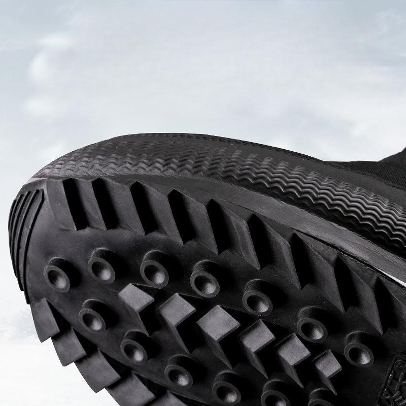 Thickened Elderly Short Cotton Boots Non-slip Casual Men's Snow Boots Piled Warm Large Cotton Shoes