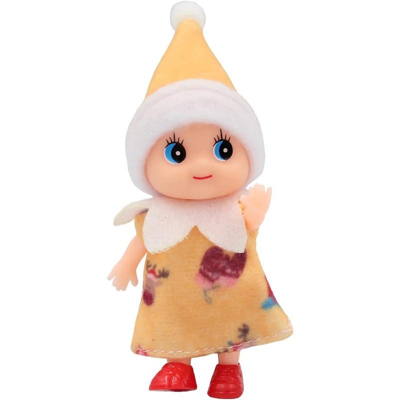 Elf Doll Plush Dolls Elf Tiny Christmas Elves Christmas Novelty Toys Elf Accessories For Girls And Boys Holiday Decorations 10cm