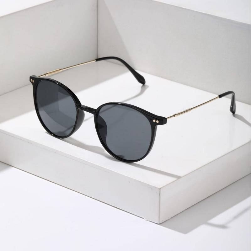 New Cool Small Round Sunglasses Fashionable Women's Outdoor UV Resistant Sun Glasses Classic Retro Men's Driving UV400 Eyewear