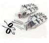 Pair Aluminum Motocross Wide Fat Foot Pegs Footrest For Kawasaki KLX110 CSL2017