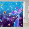 Kids Funny Cat Waterproof Bathroom Curtain Cartoon Kitten Bath Curtain for Kids Boys Girls, Pet Lovers Gifts Shower Curtain Cute