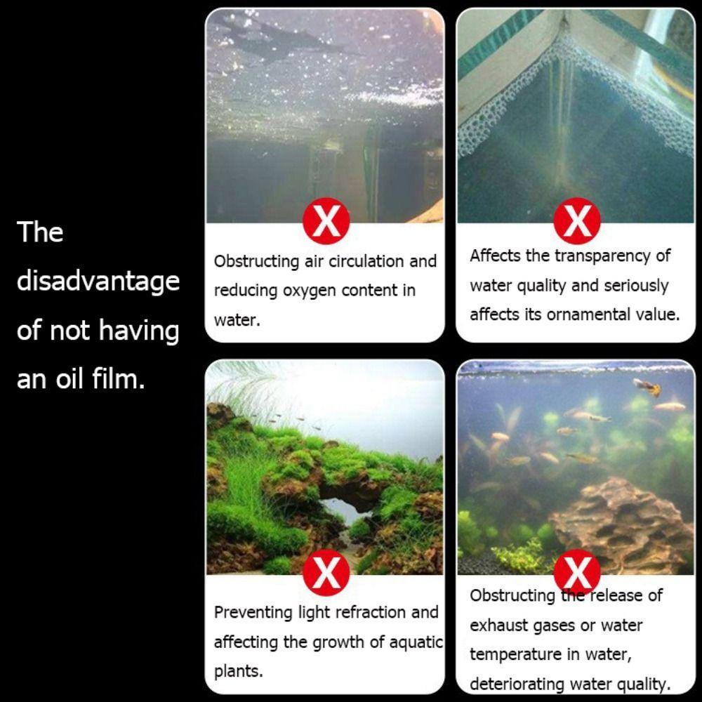3W Internal Surface Skimmer Automatic Oil Film Remover 3 In1 Mini Oil Film Processor  Fish Tank