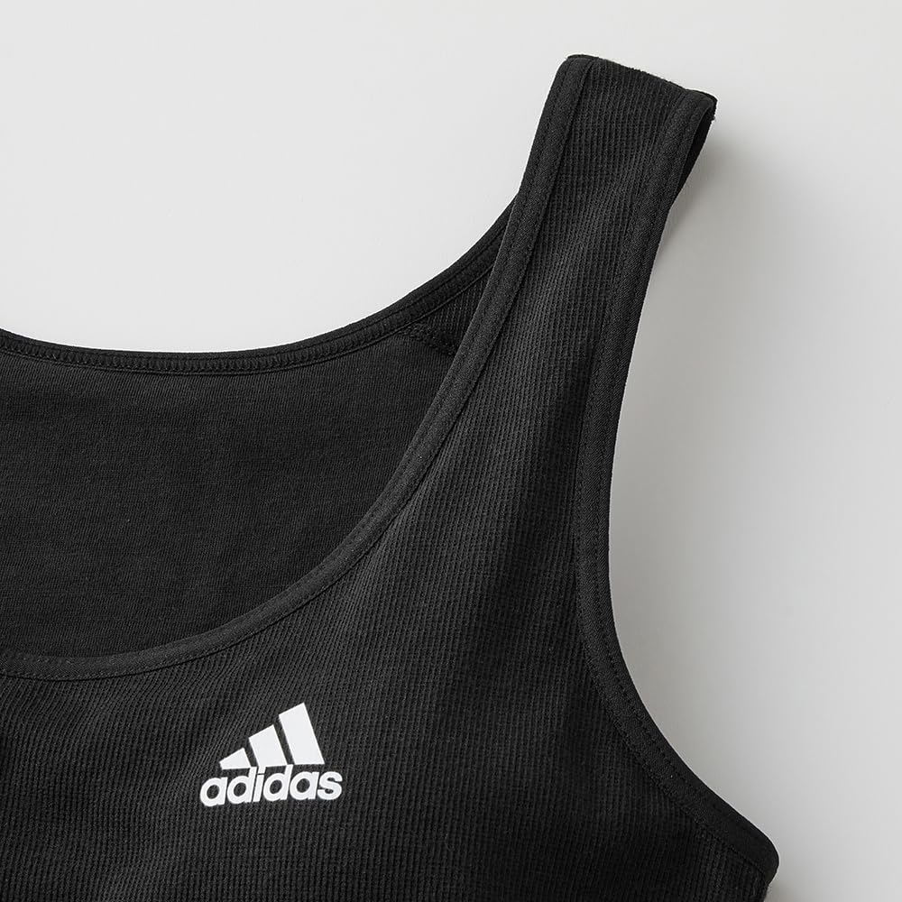 Adidas School Ribbed Tank Top with Logo One-Point