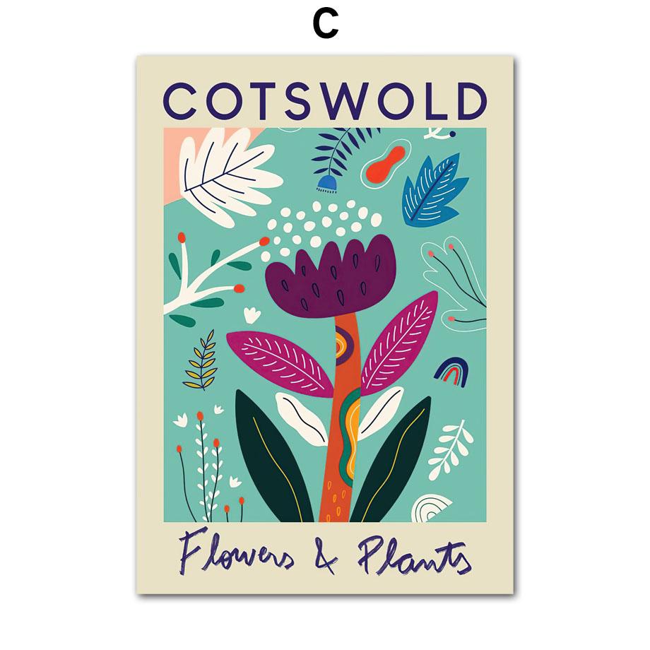 Nordic Poster Und Drucke Abstrakte Bunte Blume Vase Vintage Wand Kunst Leinwand Malerei Wand Bilder Für Wohnzimmer Dekor