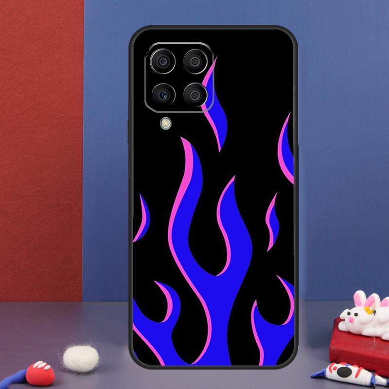 Cool Flame Colorful Pattern Case For Samsung Galaxy M32 M52 M12 M16 M14 M54 M13 M33 M53 M56 M36 M31 M11 M35 M55 M15 M06