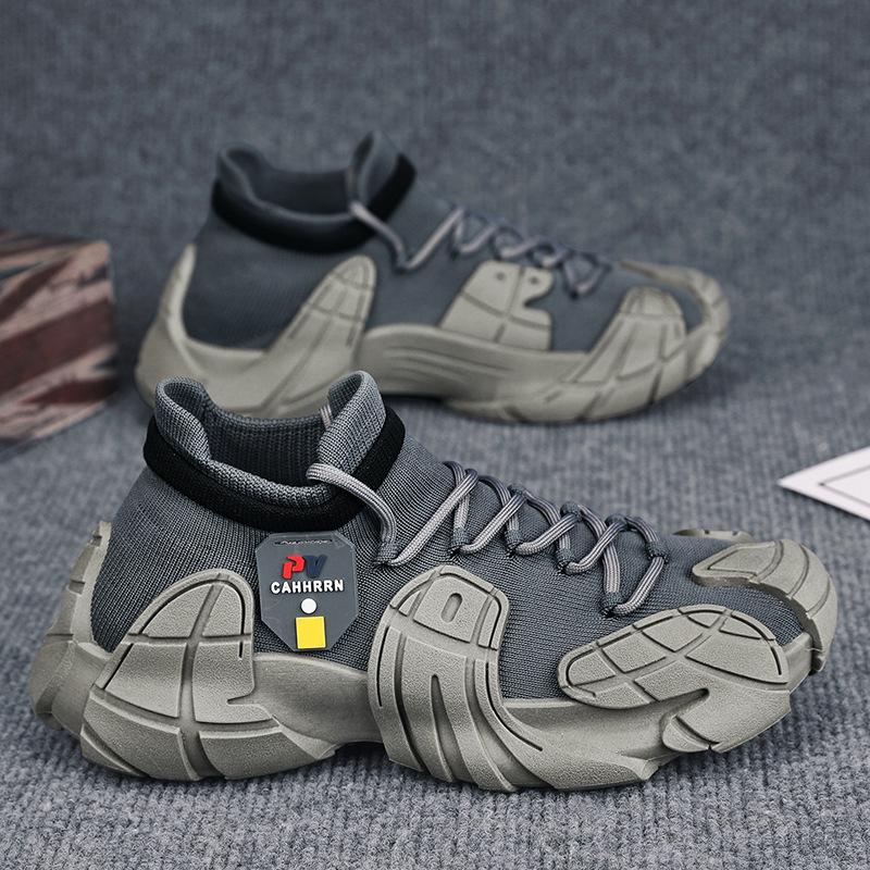 

Мужская летняя обувь Mecha Sports из дышащей сетки 2025 года 43 серый