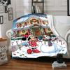 1Pc Christmas Winnie Pooh Blanket Soft And Comfortable Casual Warm Camping Travel Christmas Halloween Gift M917106