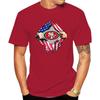 Football T Shirt Men Cotton Print American Flag Crack Graphic Short Sleeve Tees NFL Team Fan Casual Sports Tops Summer O-Neck Daily Wear Shirts