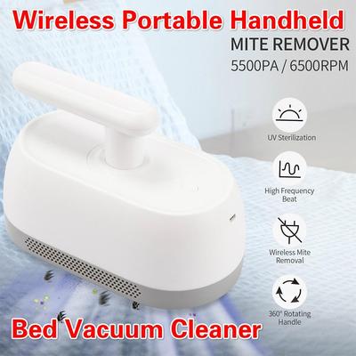 Kabelloser, tragbarer Hand-Bettmilben-Tötungs-Sterilisations-Staubsauger, UV-Licht, hohe Vibrationsfrequenz, leicht zu reinigen, Schreibtisch, Tisch, Bett, Teppich, Sofa