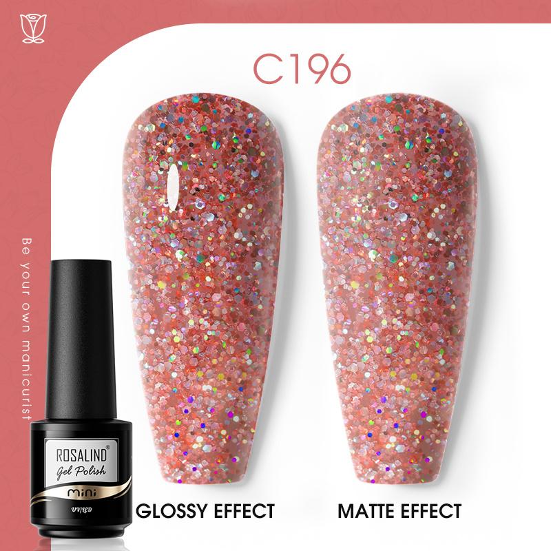 ROSALIND 7ml Reflektierender Nagelgellack 9D-Effekt DIY Semi Permanenter UV-LED-Lack Soak Off Cat Magnetic Nail Art Gel