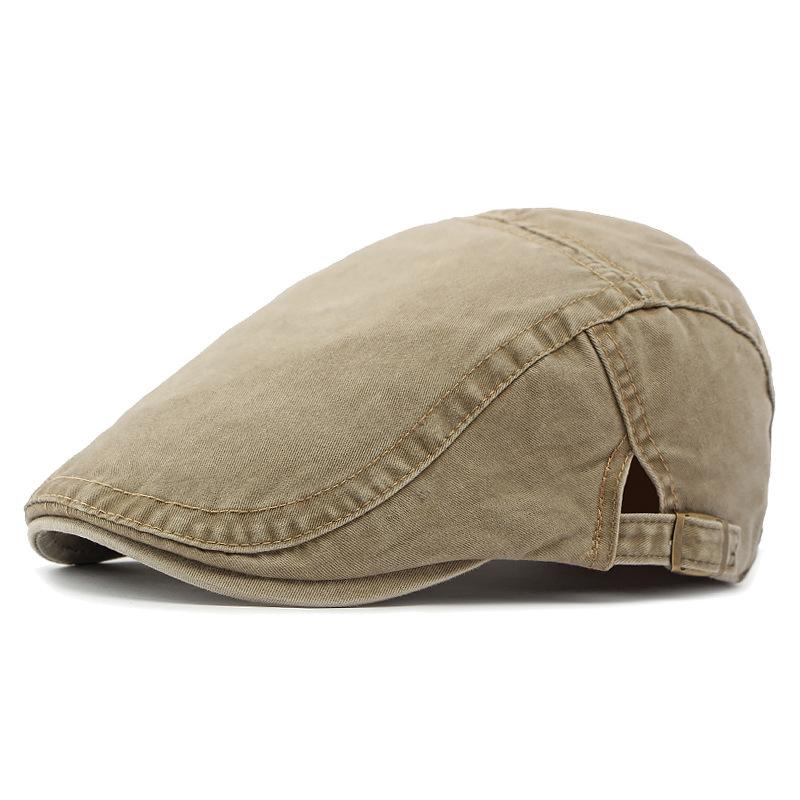 Cotton Peaked Cap Men's Forward Cap Spring Summer Beret Women's Forward Cap