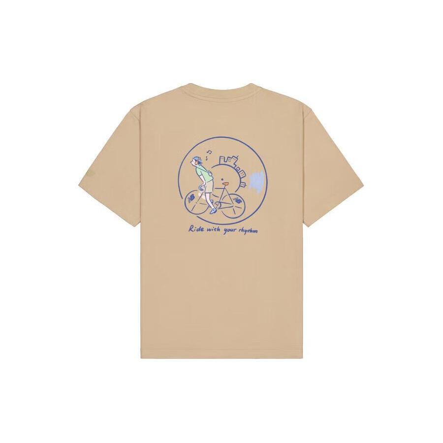 New Balance Asia Sizing Ride With Your Rhythm T-Shirt Pink Unisex NEE26011-LB M