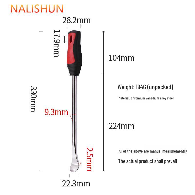 Multi-functional Aluminum Tire Lever & Crowbar Tool for Car Repair
