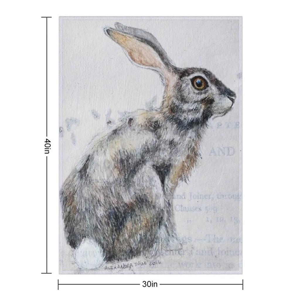 Hase Überwurfdecke Decken für Baby Cosplay Anime Luxus Designer Niedlich Karierte Decken