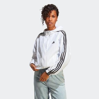 Essentials 3s Woven Windbreaker   White Ic0560