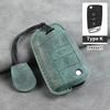 Leather Car Key Cover Case for VW Volkswagen Tiguan MK1 MK2 Magotan Passat B5 B8 Polo Golf 4 5 6 7 Mk7 Jetta POLO Eos Scirocco