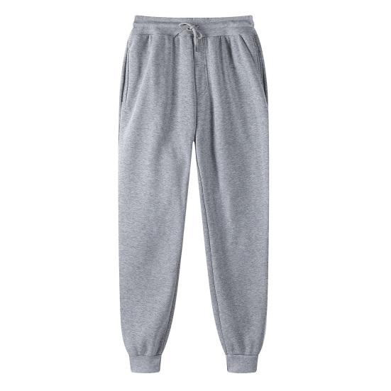 Damen Sporthose mit Kordelzug, elastischer Bund, lockere Jogginghose mit Knöchelband und Taschen, einfarbig, Jogginghose, Laufhose, Freizeithose