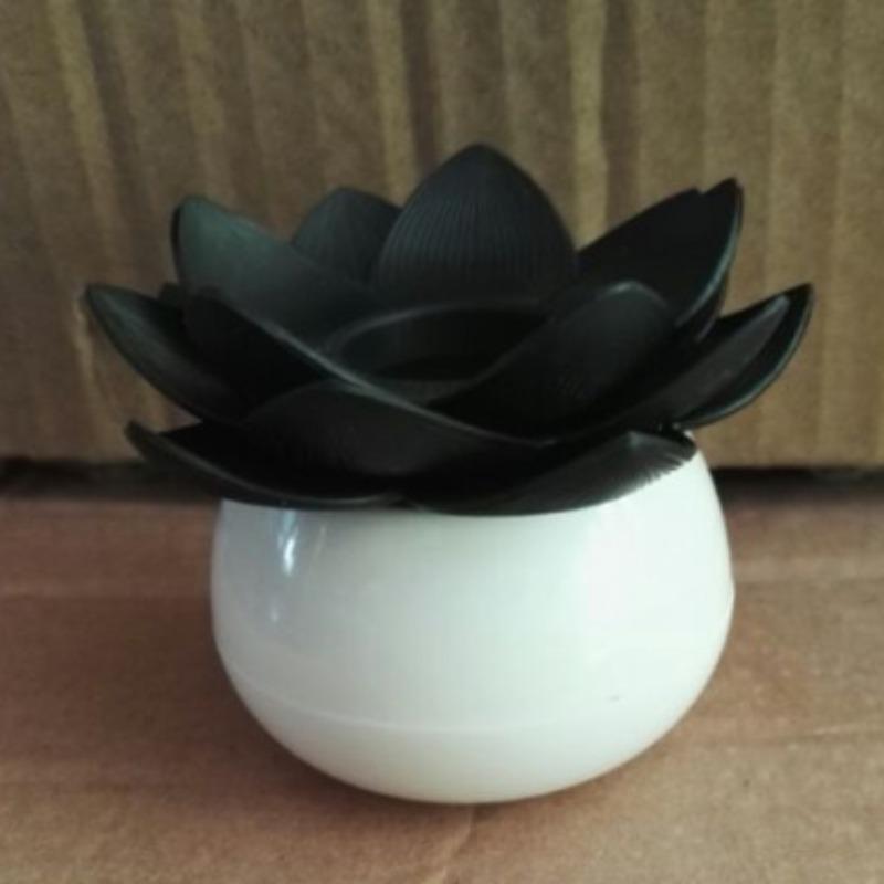 

Exquisite Lotus-shaped Cotton Swab Box, Portable Cotton Swab Holder, Toothpick Storage, Covered Cotton Swab Seat Little Lotus