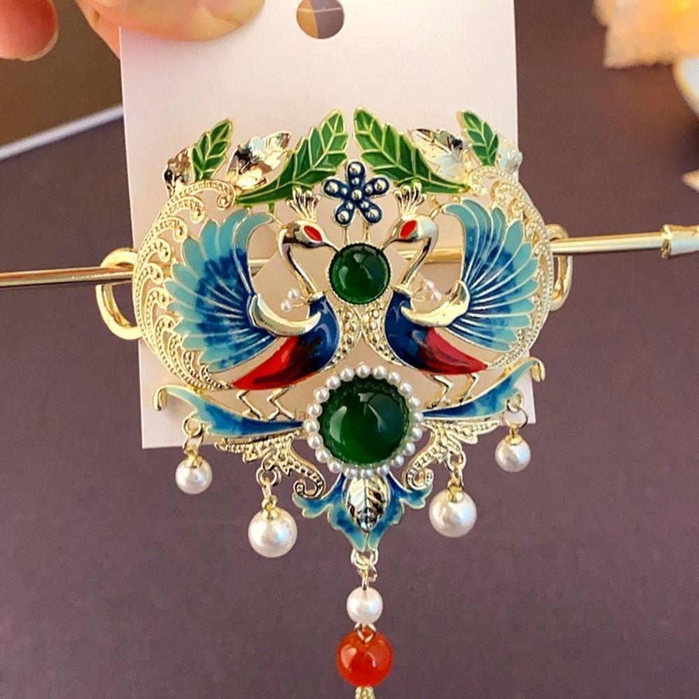 Hair Accessories Phoenix Brooch Disk Hair Chinese Style Hairpin Brooch Hanfu Phoenix Hairpin Gift