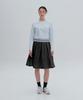 Lipeullegtibeulum Balloon Flare Midi Skirt (Black)