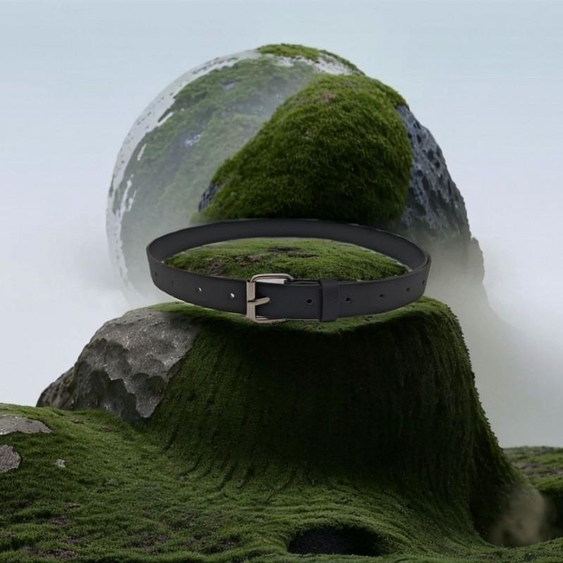 Minimalist Vintage Korean Metal Belt For Jeans No Hole Design Stylish And Trendy Students For