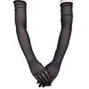 New Fashion Sexy Long Finger Arm Sleeve Anti-UV Party Dress Sunscreen Mittens Elasticity Mittens Ultra-Thin Gloves Mesh Gloves