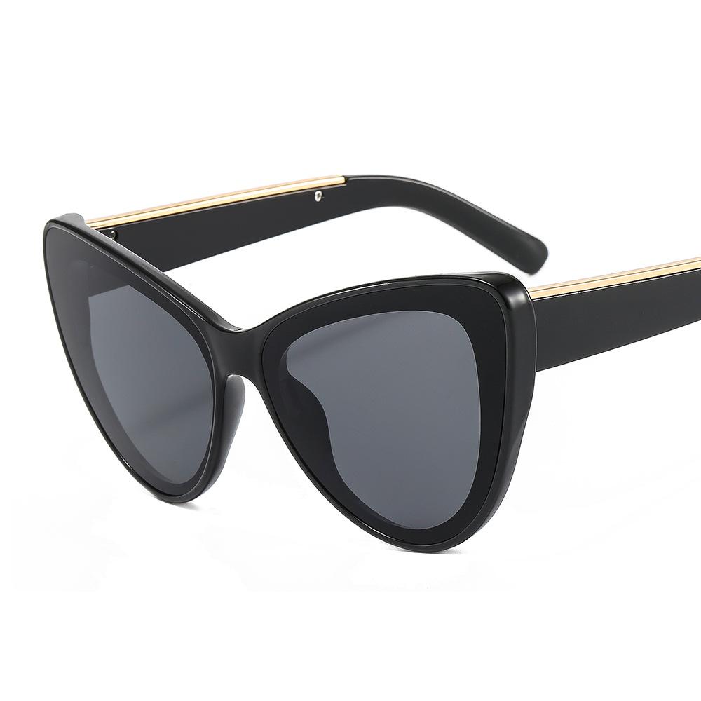 High Quality Custom Logo Promotional Vintage Oversized Sunglasses Custom Shades Sunglasses Women s Cat Eye Sunglasses 2024