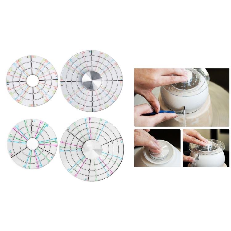 Narzędzie do przycinania dysków obrotowych Narzędzie do wykańczania ceramiki Narzędzie do mierzenia gliny w kształcie okręgu