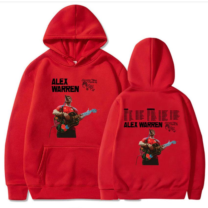 Alex Warren Cheaper Than Therapy Tour 2025 Hoodies Long Sleeve Women Men Hooded Sweatshirts Sudaderas Para Mujer Print Clothing