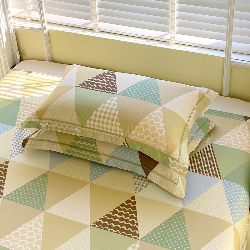 2pcs New Style Small Floral Small Fresh Ins Style Floral Washed Pillowcases One Pair Household Pillowcases