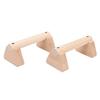 2 ks Dřevěné Push Up Stojany Dřevěný Balanční Paprsek Cvičební Vybavení pro Domácí Použití