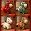Creative Horse Plush Doll 10/20cm Chinese New Year Gift Stuffed Animal Pendants  Festive Decor