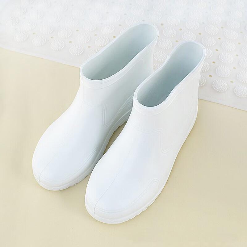 WEZHO Men s EVA Foam Low-Top Waterproof Rain Boots