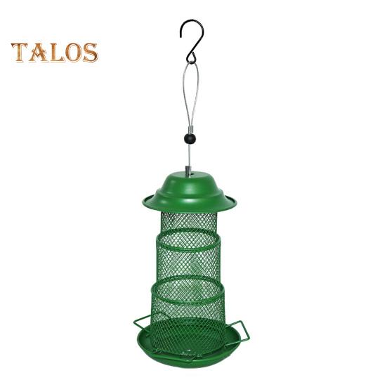 

Металлическая кормушка для птиц, 3-х уровневая подвесная кормушка для колибри, дозатор корма для птиц, складная сетчатая кормушка для птиц, декор для сада и двора на открытом воздухе Round