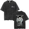 Washed Vintage Deftones Diamond Eyes Album Graphic Tshirt Men Women Retro Rock Pop Music T Shirts Mens Oversized Short Sleeve
