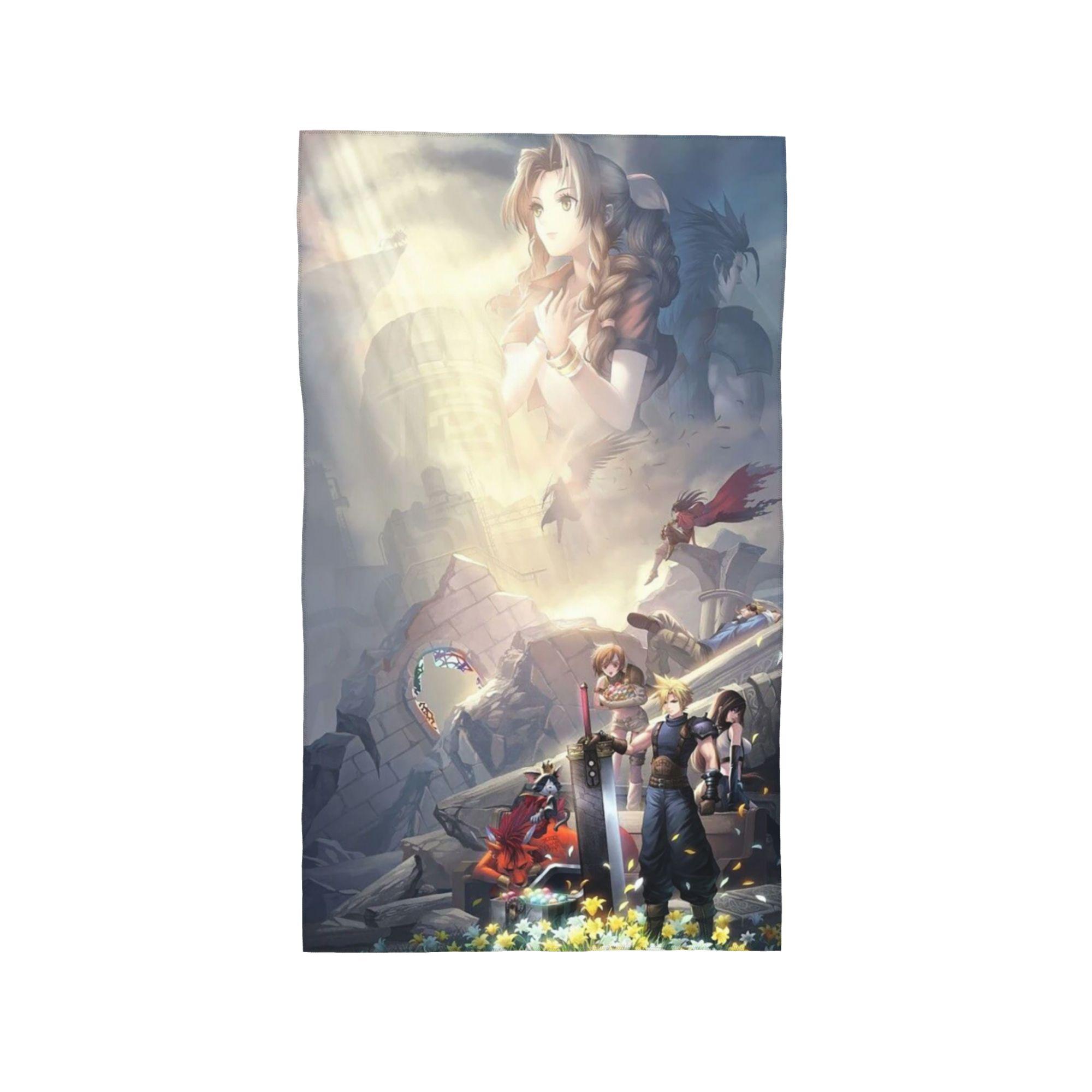 

Tifa Lockhart-Final Fantasy 7 Ff7Remake Ffvii Final Soft Face Towel Quick Dry Pool Bath Cotton Towels Absorbent Quick W30*H60(CM)