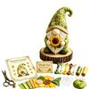 Yousheng DIY Patchwork Meeresbewohner Puppen-Set, Handgemachtes Patchwork-Zwerg Nähset für Heimdekoration, Stoff Cartoon Drachen Patchwork Bastelsets für