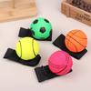 1Pc 6Cm Wrist Strength Training Ball Throwing Returned Balls Wrist Pitching Exercise Sports Portable Wrist Ball Throwing Trainer