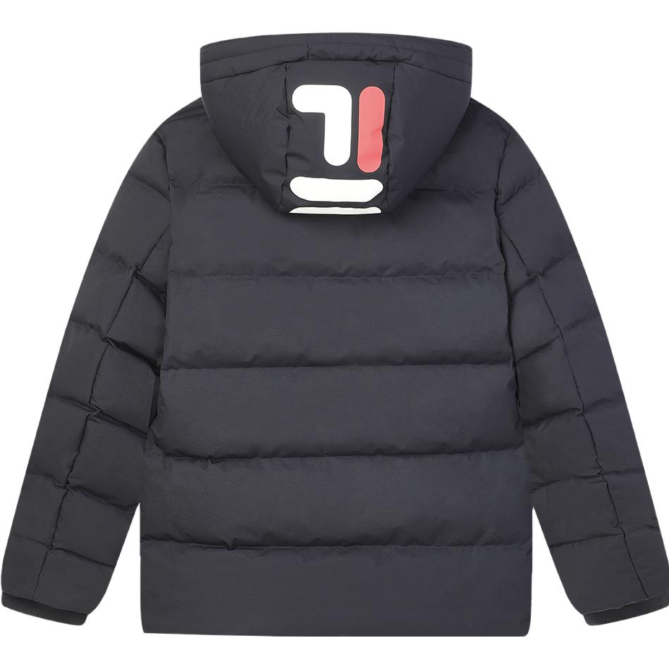 Fila מעיל פוך קצר חדש לחורף גברים מעילים כחול אגדי F11M948909FNV