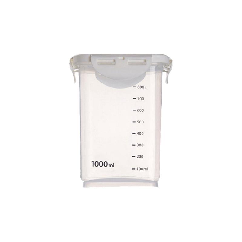 240/650/1000/1800ML Food Storage Container Kitchen Jar Box Storage Tank Transparent Sealed Cans Easy To Buckle