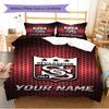 Name Custom Sivasspor Pattern Bedding Set Quilt Cover Pillowcase Home Decor Gift (1 * Duvet Cover + 2 * Pillowcase, Without Core)