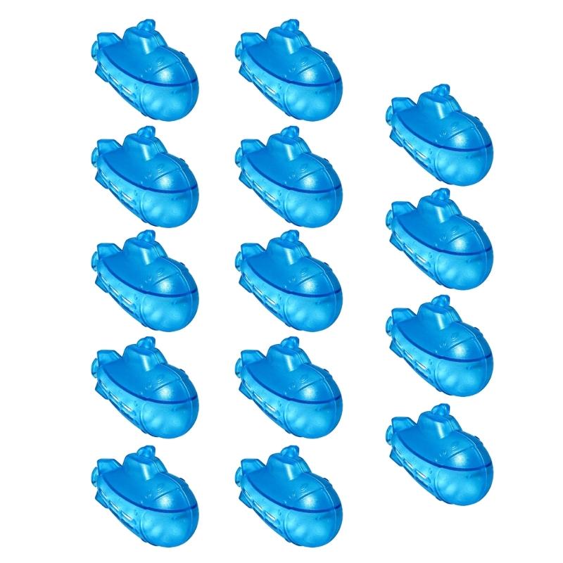 

14 шт. очиститель резервуаров увлажнителя для небольших подводных лодок предотвращает накопление жесткой воды синий