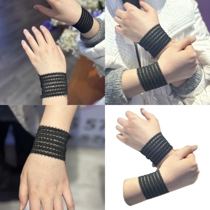 Elegante Zierleiste Verzierter Handgelenkstütz-Flexibles Bündchen Rutschfest Plan Ständig Tragen
