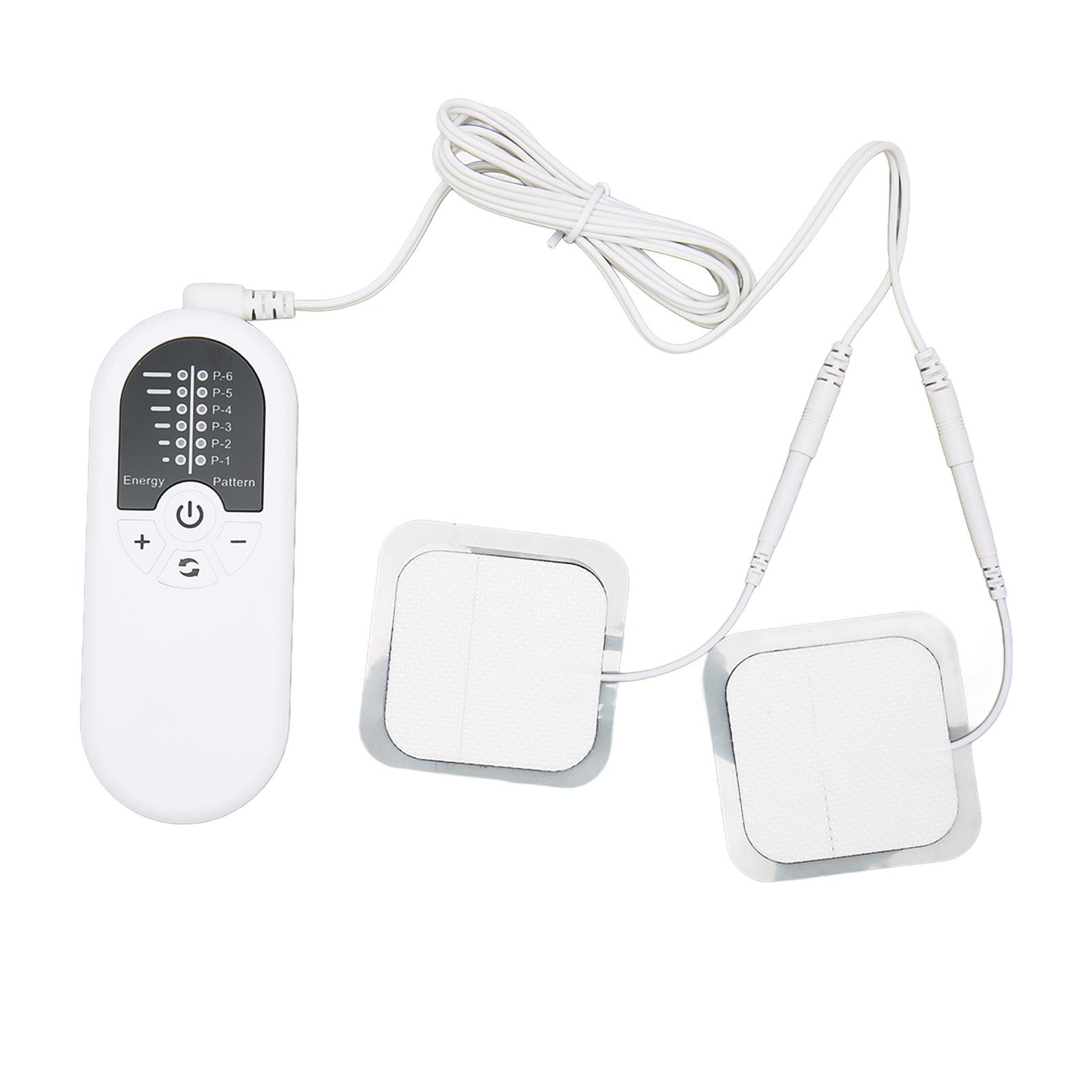 

Массажер для мышц TENS Unit, уменьшающий боль, перезаряжаемый через USB, снимает усталость, импульсный массажер для спины