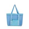 Storage Bag Beach Tote Bag PVC Travel Shoulder Bag Portable Transparent Mesh Bag  Washing