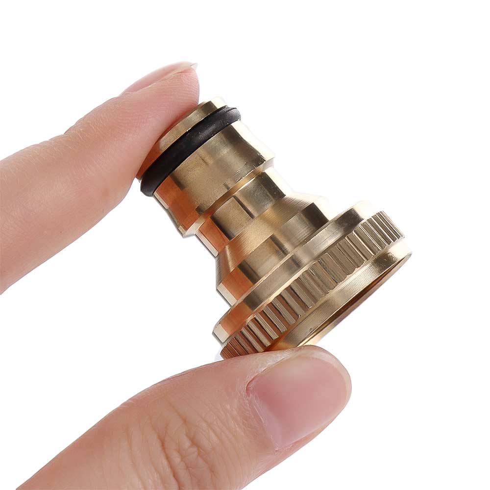 High Quality Gardening Hosepipe Pipe Threaded Snap Water Hose Brass Adaptor Quick Connector Tap
