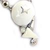 NOA [G0518] - Ivory White 'Starry Night' Designer Necklace