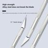 13Pcs Metal Art Knife Aluminum Alloy Carving Knife Tool Set - Perfect For Paper-Cut, Handcraft & Model Making
