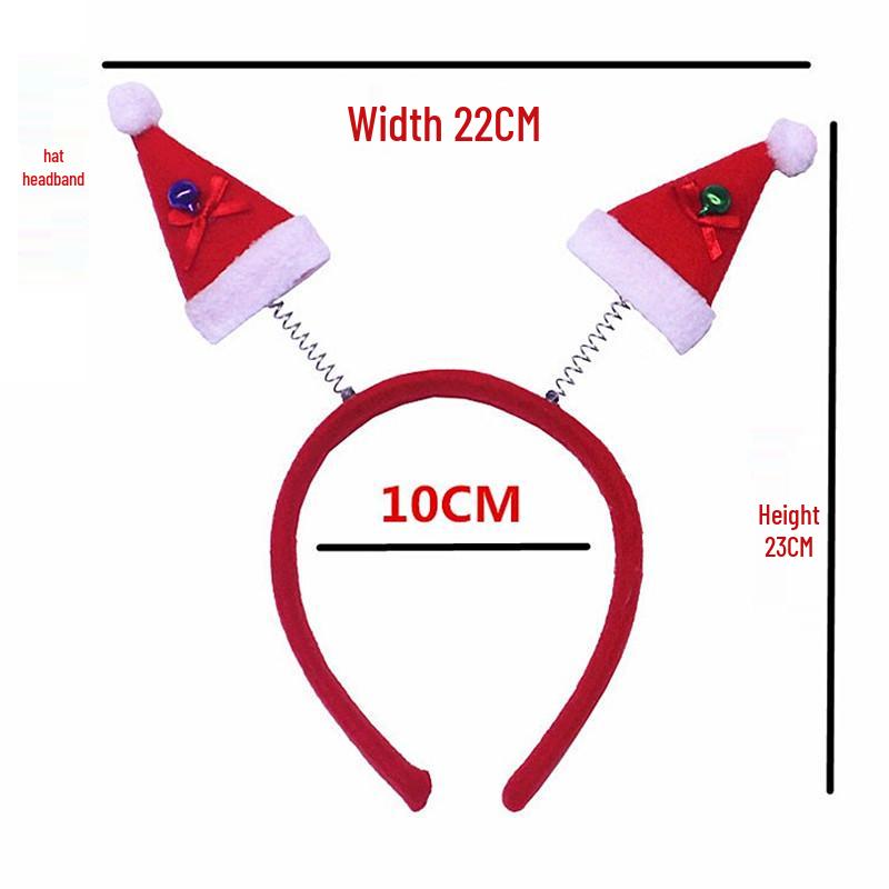 Christmas Hair Clip & Headband Set: Snowman Ornament, Bow, Hat - Perfect Holiday Accessories for Kids
