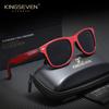 KINGSEVEN Classic Design Rectangular Sunglasses UV400 Essential For Travel Effectively Block Ultraviolet Rays